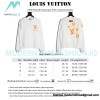 Louis Vuitton - 23FW Flocked Paratrooper Print Crewneck Hoodie