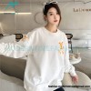 Louis Vuitton - 23FW Flocked Paratrooper Print Crewneck Hoodie