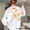 Louis Vuitton - 23FW Flocked Paratrooper Print Crewneck Hoodie