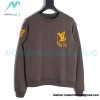 Louis Vuitton - 23FW Flocked Paratrooper Print Crewneck Hoodie