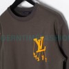 Louis Vuitton - 23FW Flocked Paratrooper Print Crewneck Hoodie