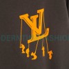 Louis Vuitton - 23FW Flocked Paratrooper Print Crewneck Hoodie
