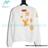 Louis Vuitton - 23FW Flocked Paratrooper Print Crewneck Hoodie
