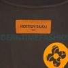 Louis Vuitton - 23FW Flocked Paratrooper Print Crewneck Hoodie