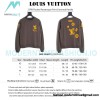 Louis Vuitton - 23FW Flocked Paratrooper Print Crewneck Hoodie