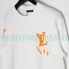 Louis Vuitton - 23FW Flocked Paratrooper Print Crewneck Hoodie