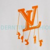 Louis Vuitton - 23FW Flocked Paratrooper Print Crewneck Hoodie