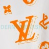 Louis Vuitton - 23FW Flocked Paratrooper Print Crewneck Hoodie