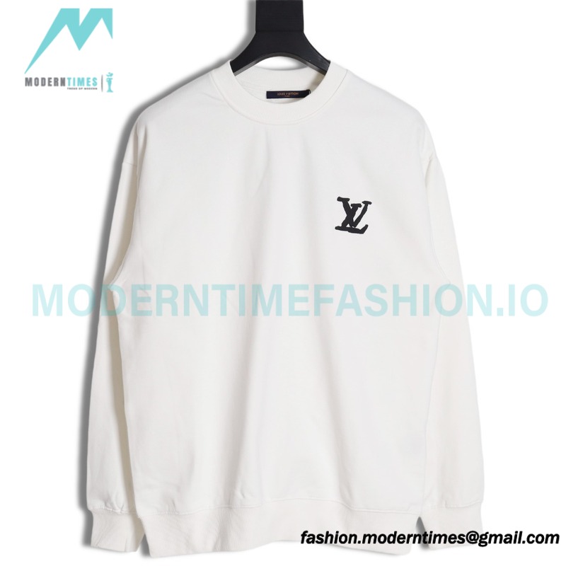 Louis Vuitton - Hand Printed Crew-neck Hoodie
