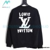 Louis Vuitton - Hand Printed Crew-neck Hoodie