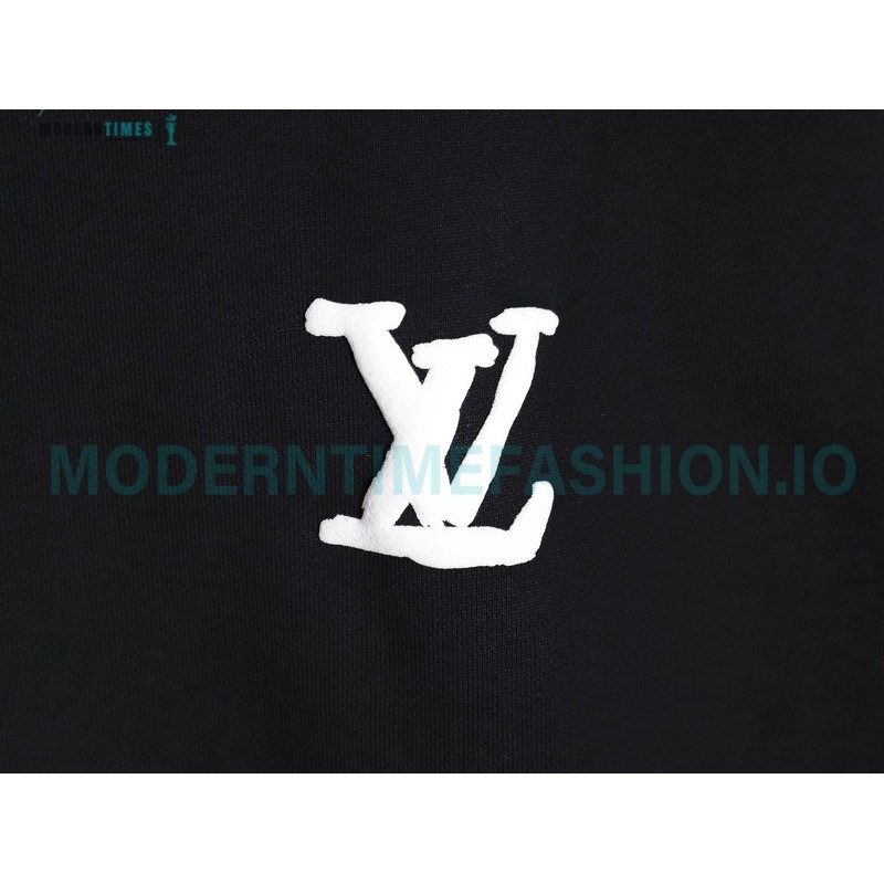 Louis Vuitton - Hand Printed Crew-neck Hoodie