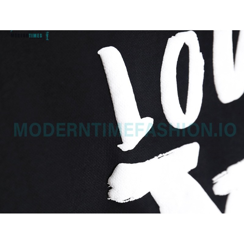 Louis Vuitton - Hand Printed Crew-neck Hoodie