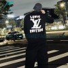 Louis Vuitton - Hand Printed Crew-neck Hoodie
