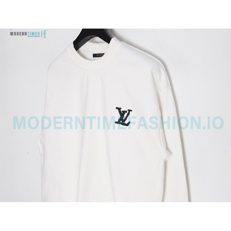 Louis Vuitton - Hand Printed Crew-neck Hoodie