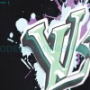 Louis Vuitton - Graffiti Printed Crew-neck Hoodie