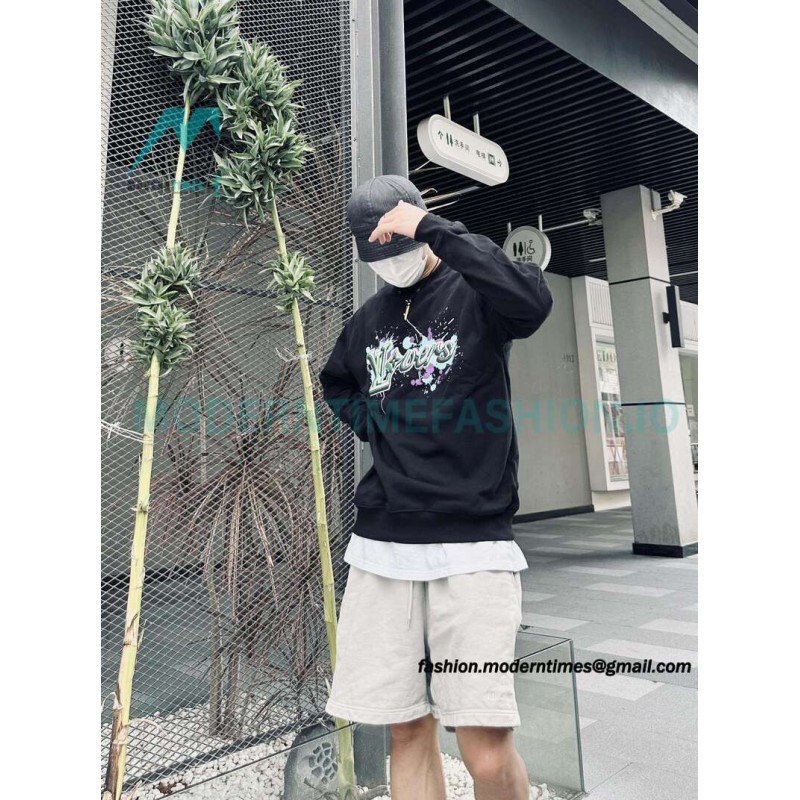 Louis Vuitton - Graffiti Printed Crew-neck Hoodie