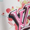 Louis Vuitton - Graffiti Printed Crew-neck Hoodie
