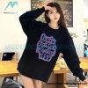 Louis Vuitton - 23ss Geometric Style Embroidered Cotton Crewneck Hoodie