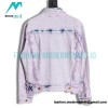 Louis Vuitton - 23SS Washed Fringed Denim Coat In Purple