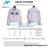 Louis Vuitton - 23SS Washed Fringed Denim Coat In Purple