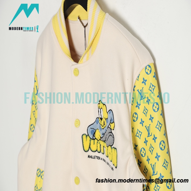 Louis Vuitton - 21Fw Letter Baseball Uniform Jacket