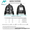 Louis Vuitton - Leather Band Print Baseball Jacket