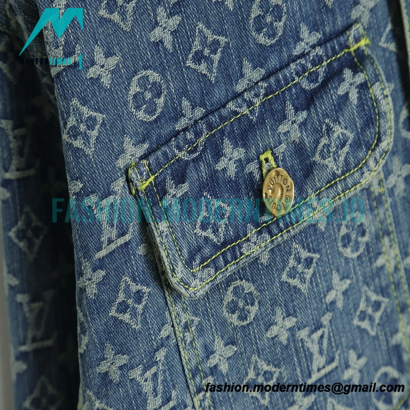 Louis Vuitton - Denim Long-sleeved Jacket