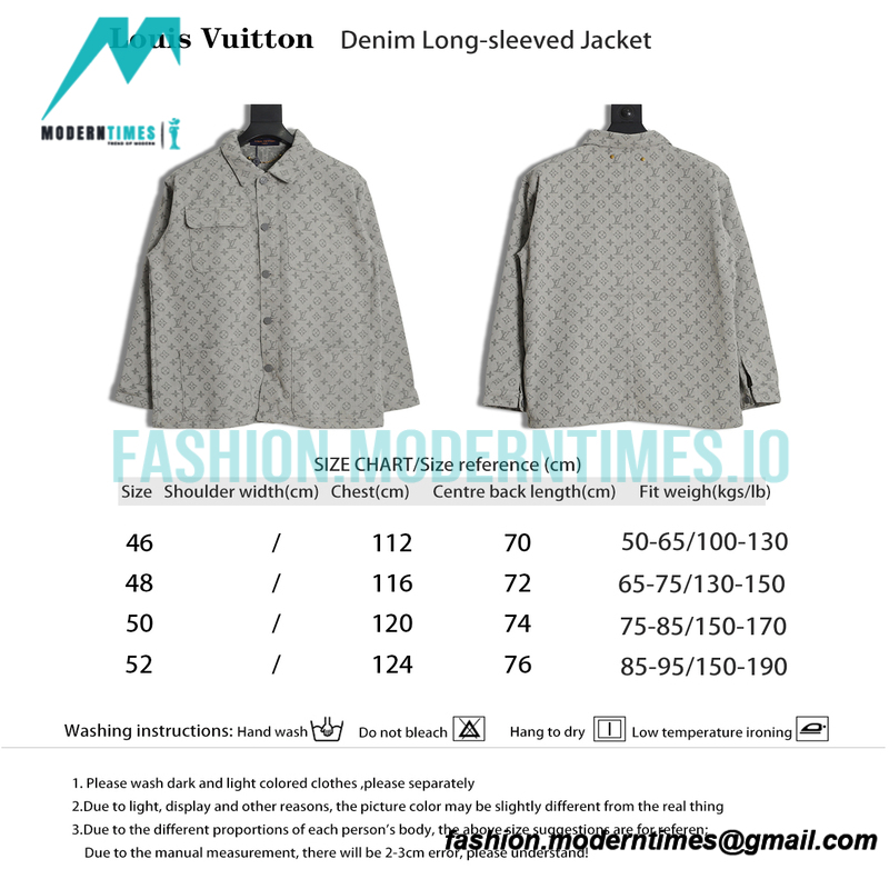 Louis Vuitton - Denim Long-sleeved Jacket