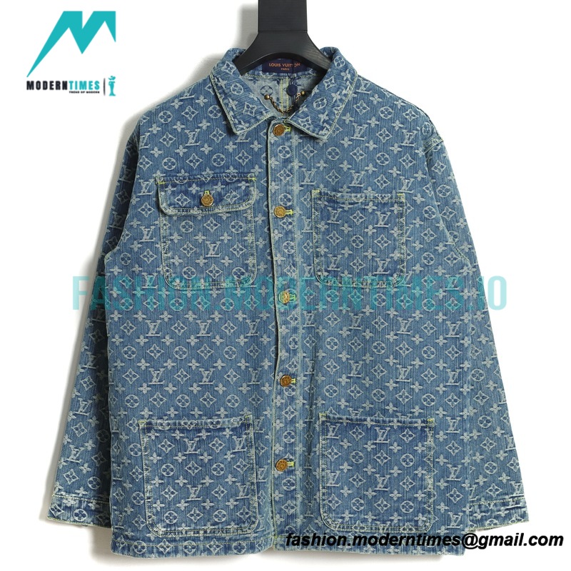 Louis Vuitton - Denim Long-sleeved Jacket