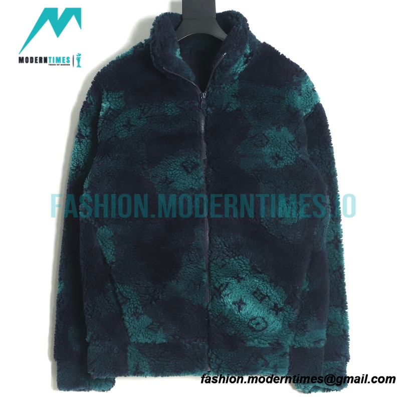  Louis Vuitton - 22FW Tie-dye Teddy Fleece Coat