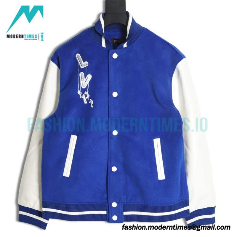 Louis Vuitton - 23SS Autumn/Winter Paratrooper Klein Blue Baseball Jacket With Heavy Coat