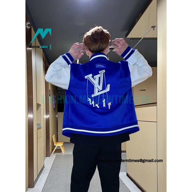 Louis Vuitton - 23SS Autumn/Winter Paratrooper Klein Blue Baseball Jacket With Heavy Coat
