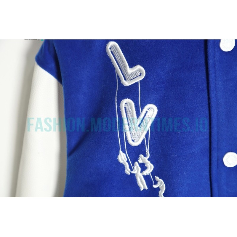Louis Vuitton - 23SS Autumn/Winter Paratrooper Klein Blue Baseball Jacket With Heavy Coat