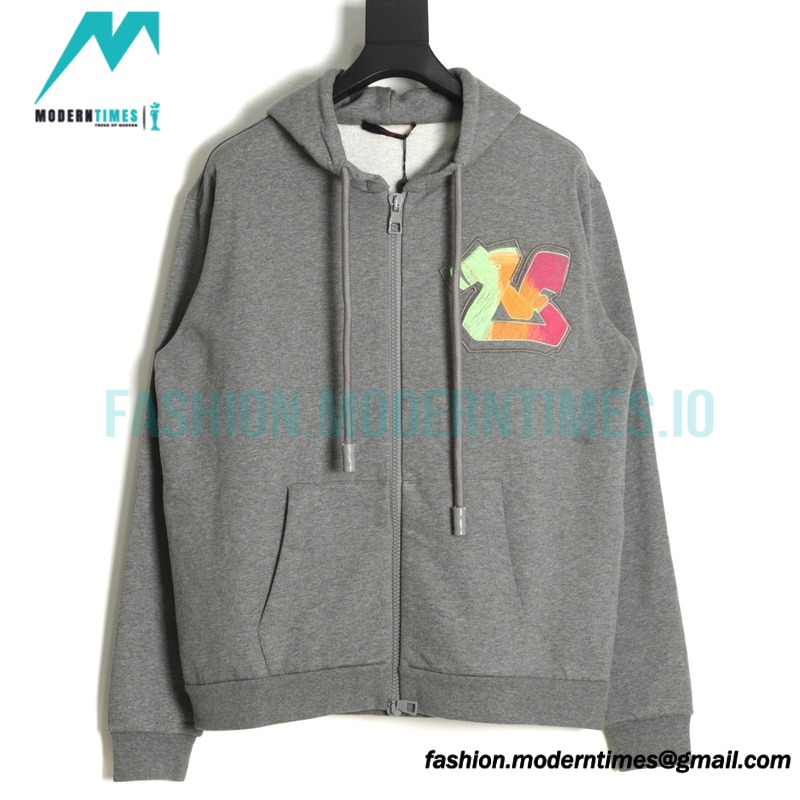 Louis Vuitton - 22FW Fancy Embroidered Hooded Coat 