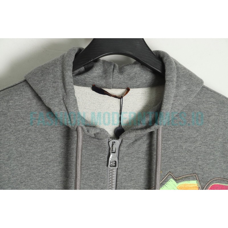 Louis Vuitton - 22FW Fancy Embroidered Hooded Coat 