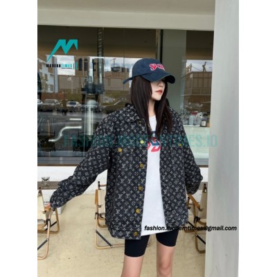 Louis Vuitton - 23SS Little Red Man Jacquard Three-dimensional Embroidered Denim Jacket