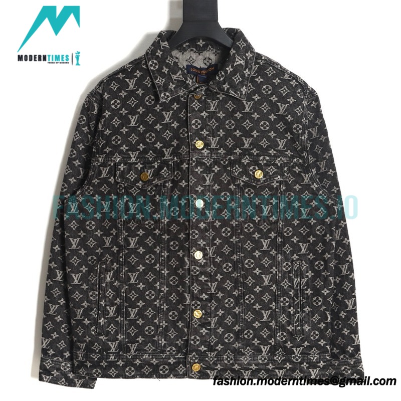Louis Vuitton - 23SS Little Red Man Jacquard Three-dimensional Embroidered Denim Jacket