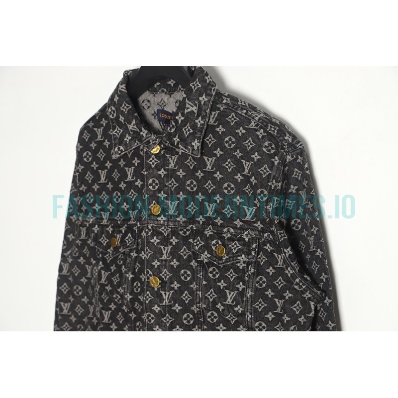 Louis Vuitton - 23SS Little Red Man Jacquard Three-dimensional Embroidered Denim Jacket