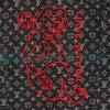 Louis Vuitton - 23SS Little Red Man Jacquard Three-dimensional Embroidered Denim Jacket