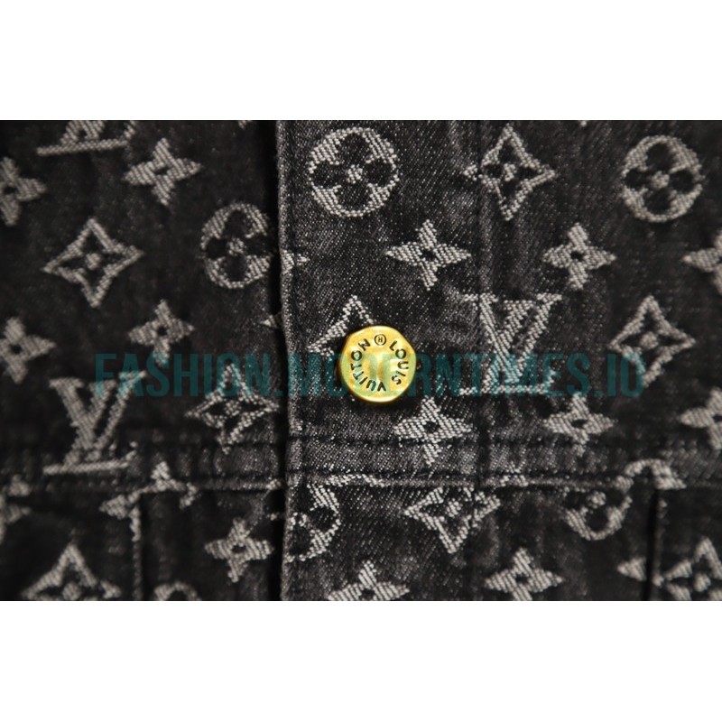 Louis Vuitton - 23SS Little Red Man Jacquard Three-dimensional Embroidered Denim Jacket