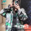 Louis Vuitton - 23FW New Early Fall Heavy Print Hooded Long-sleeved Coat