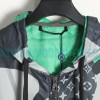 Louis Vuitton - 23FW New Early Fall Heavy Print Hooded Long-sleeved Coat