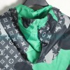 Louis Vuitton - 23FW New Early Fall Heavy Print Hooded Long-sleeved Coat