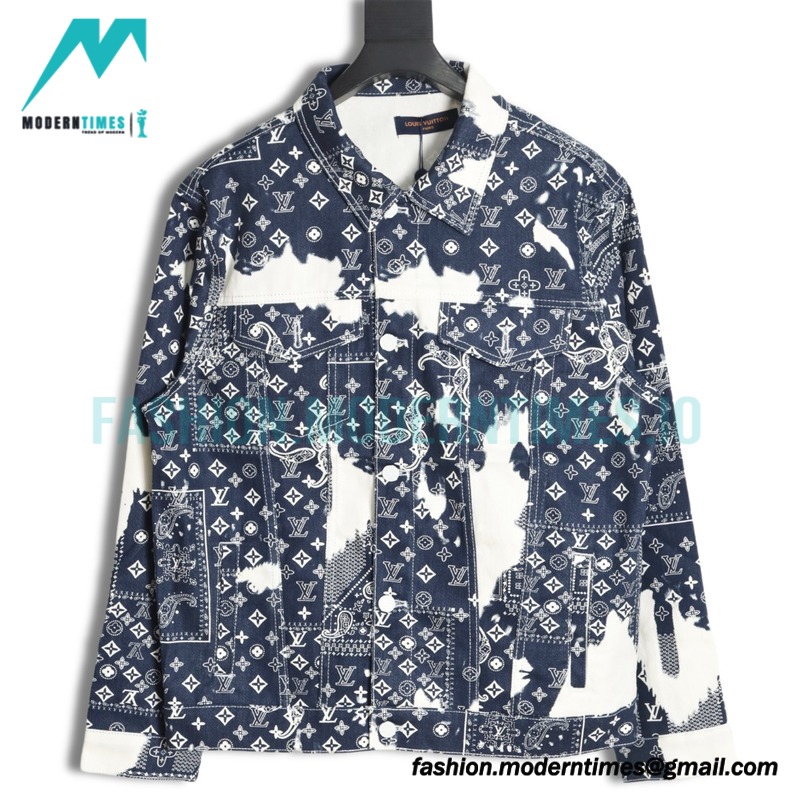 Louis Vuitton - Cashew Flower Denim Coat