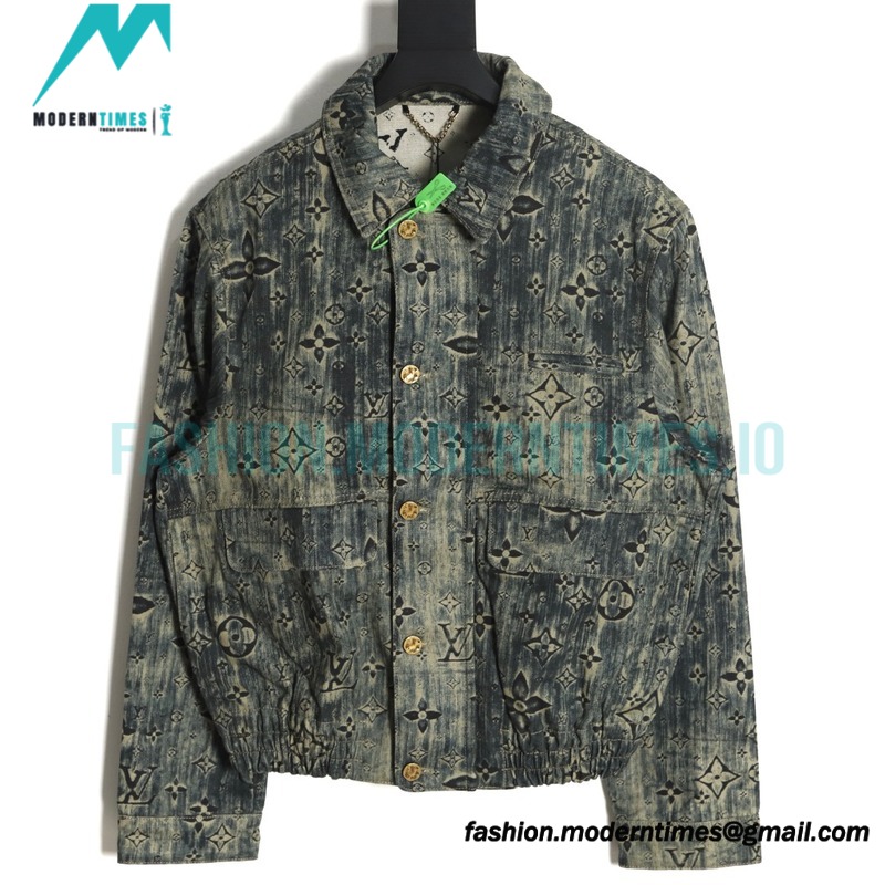 Louis Vuitton - 22FW Print Denim Jacket