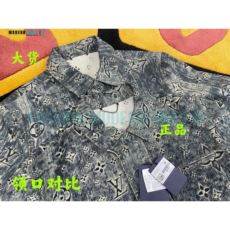 Louis Vuitton - 22FW Print Denim Jacket