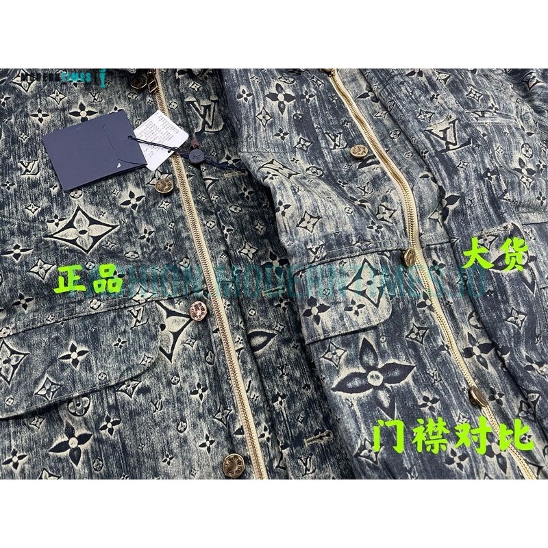Louis Vuitton - 22FW Print Denim Jacket