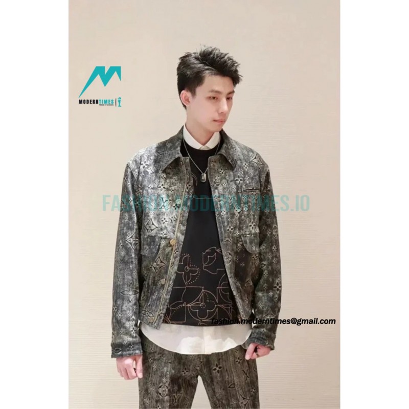 Louis Vuitton - 22FW Print Denim Jacket