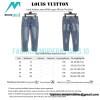 Louis Vuitton - Jeans With Logo All over The Back