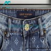 Louis Vuitton - Jeans With Logo All over The Back